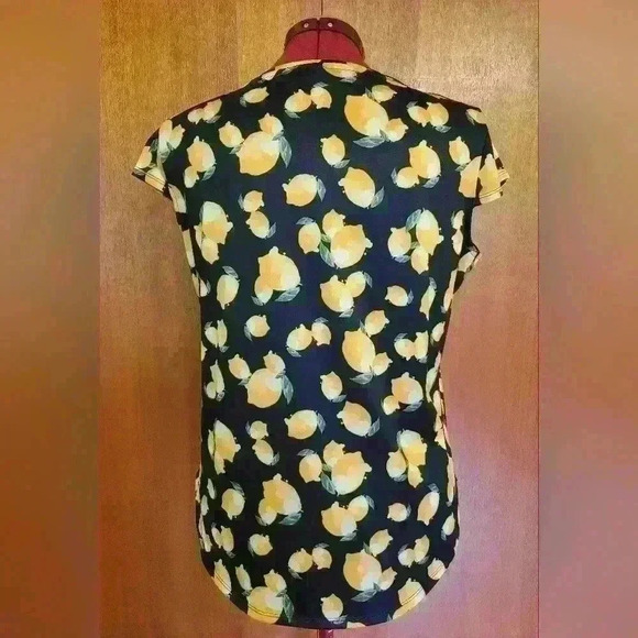 Nue Options | Lemon Half Sleeve T-Shirt in Black,  Size L - Picture 4 of 6